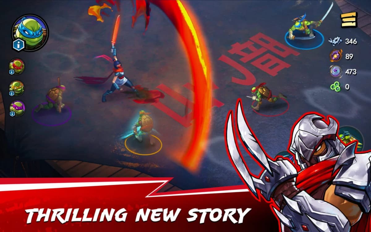 Screenshot from Teenage Mutant Ninja Turtles: Splintered Fate