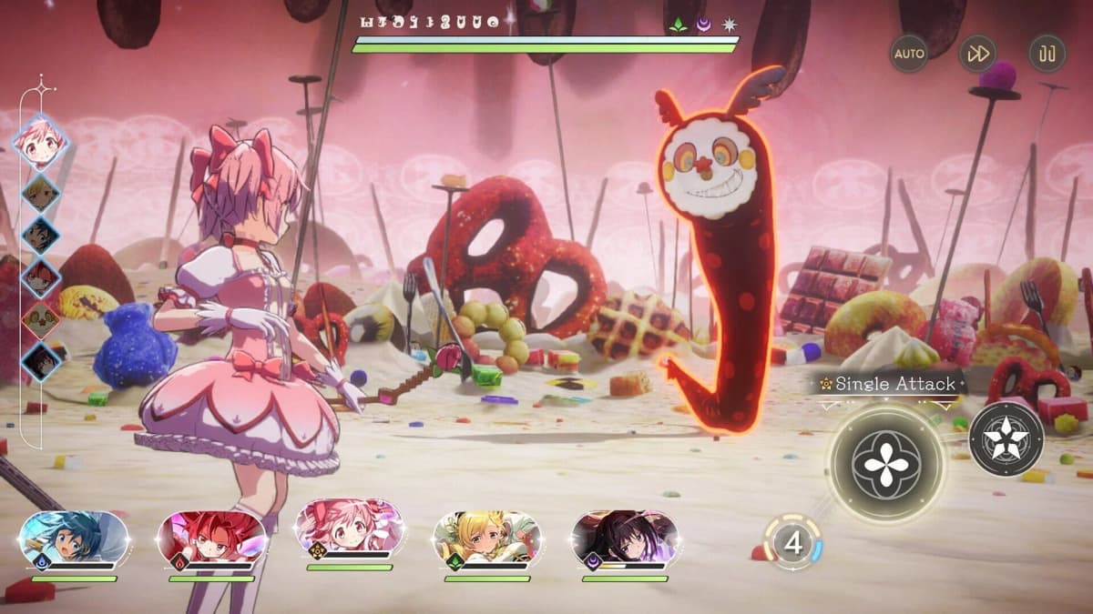 Screenshot from Madoka Magica Magia Exedra