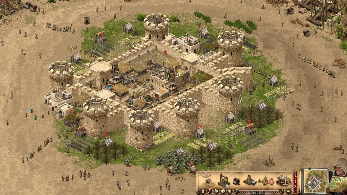 Leaderboards and stat screens in Stronghold Crusader: Definitive Edition, highlighting competitive features.