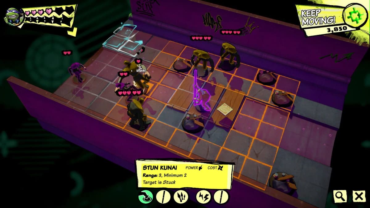 TMNT: Tactical Takedown features diorama-inspired environments and classic Foot Clan enemies.