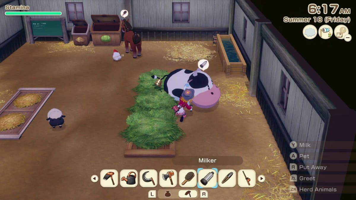 Screenshot from Story of Seasons: Grand Bazaar