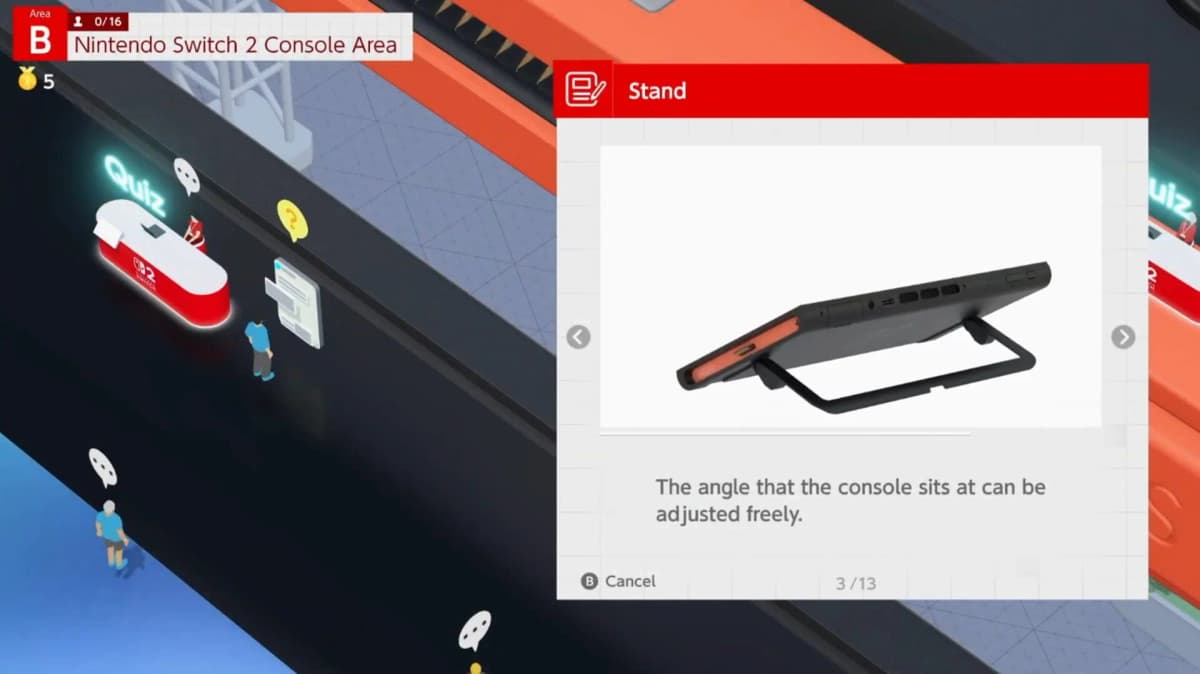 Screenshot from Nintendo Switch 2 Welcome Tour