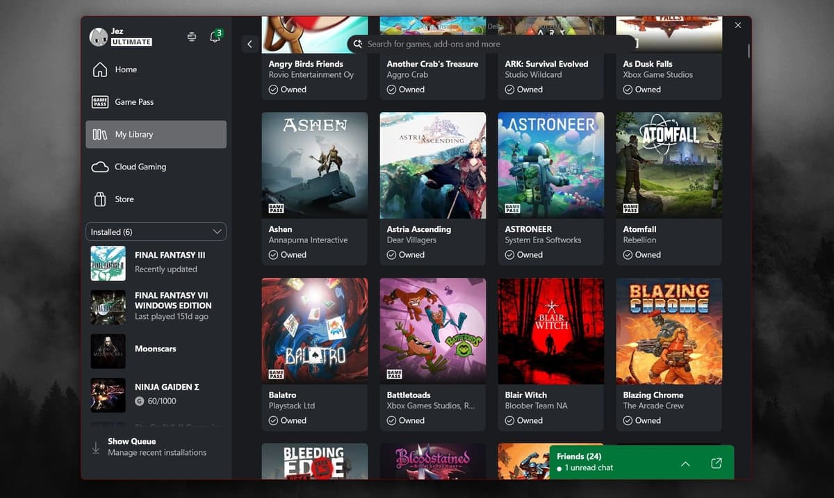 Xbox App Update Unifies PC Game Libraries, Opens Doors