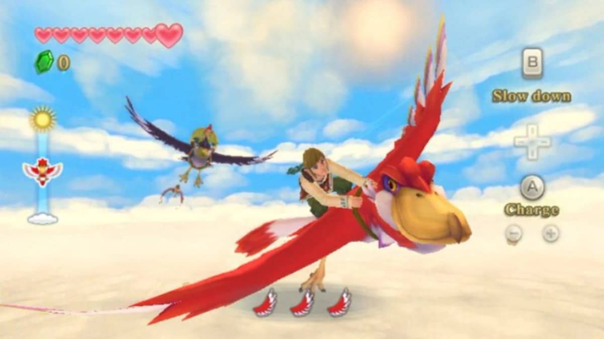 Screenshot from The Legend of Zelda: Skyward Sword