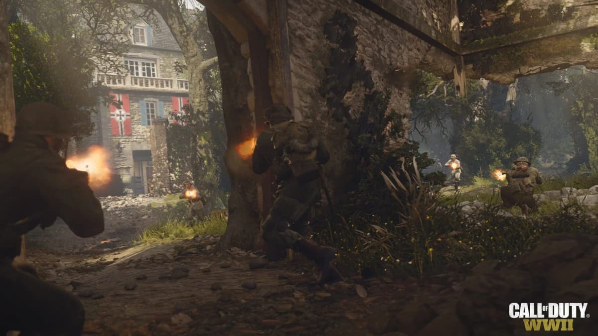 Screenshot from Call of Duty: WWII