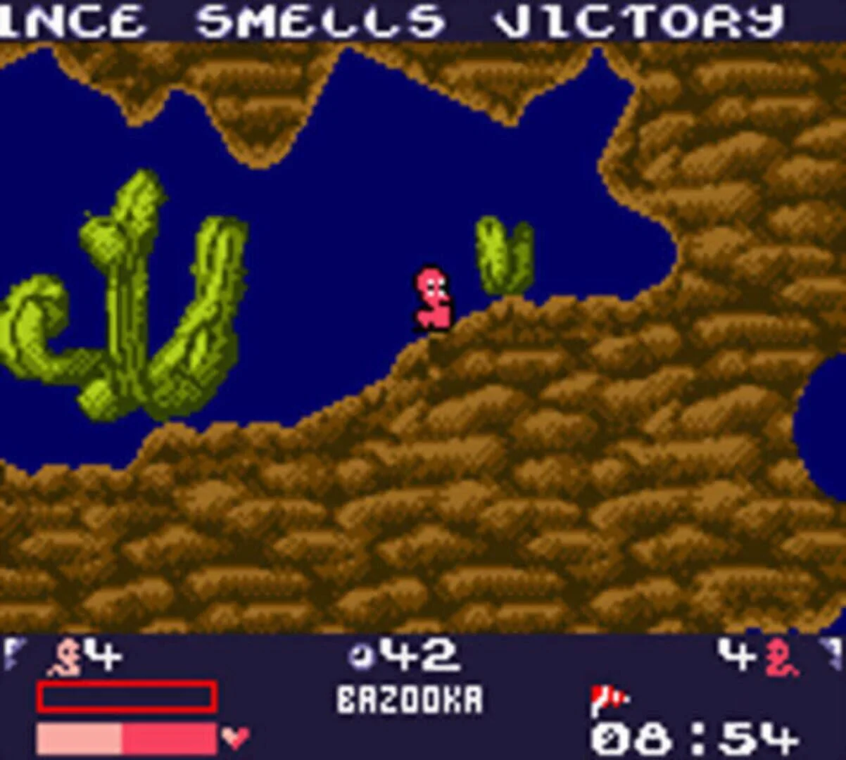 Screenshot from Worms Armageddon