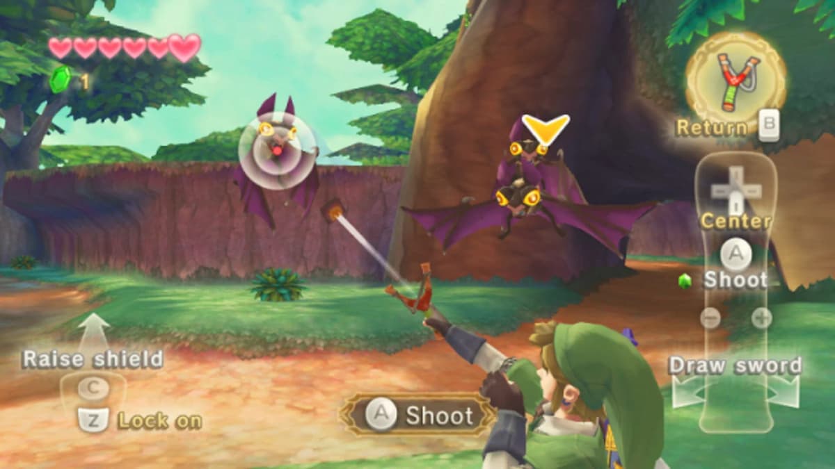 Screenshot from The Legend of Zelda: Skyward Sword
