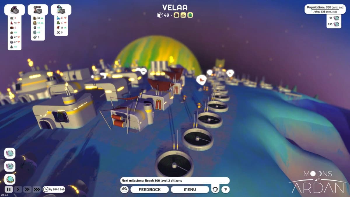 Screenshot from Moons of Ardan