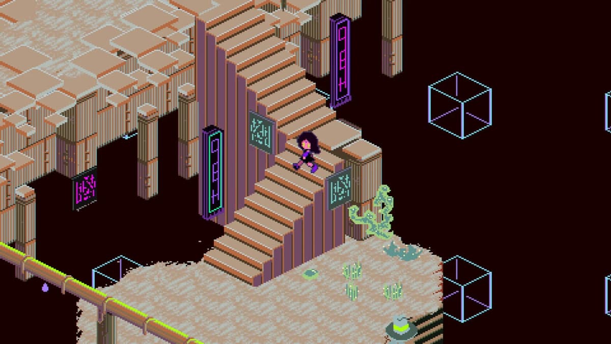 Screenshot from Keylocker: Turn Based Cyberpunk Action