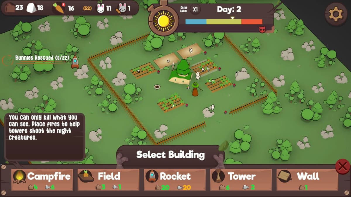 Screenshot from Bunny Bunker