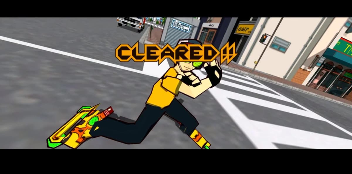 Screenshot from Jet Set Radio