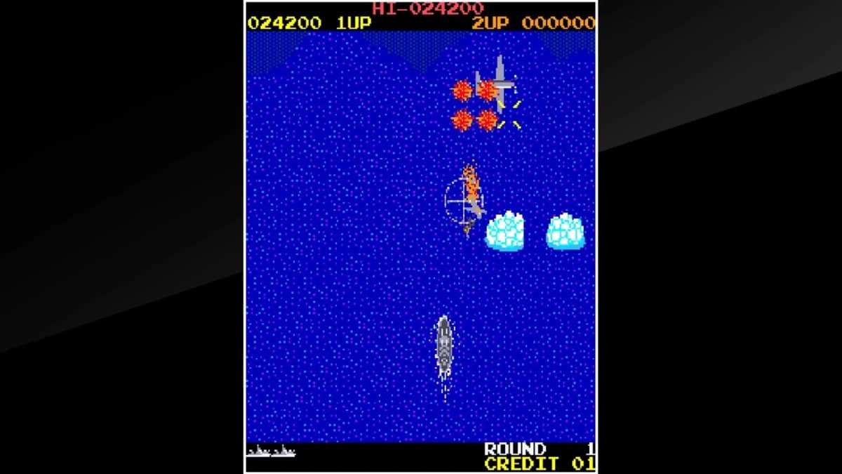 Screenshot from Arcade Archives: D-Day