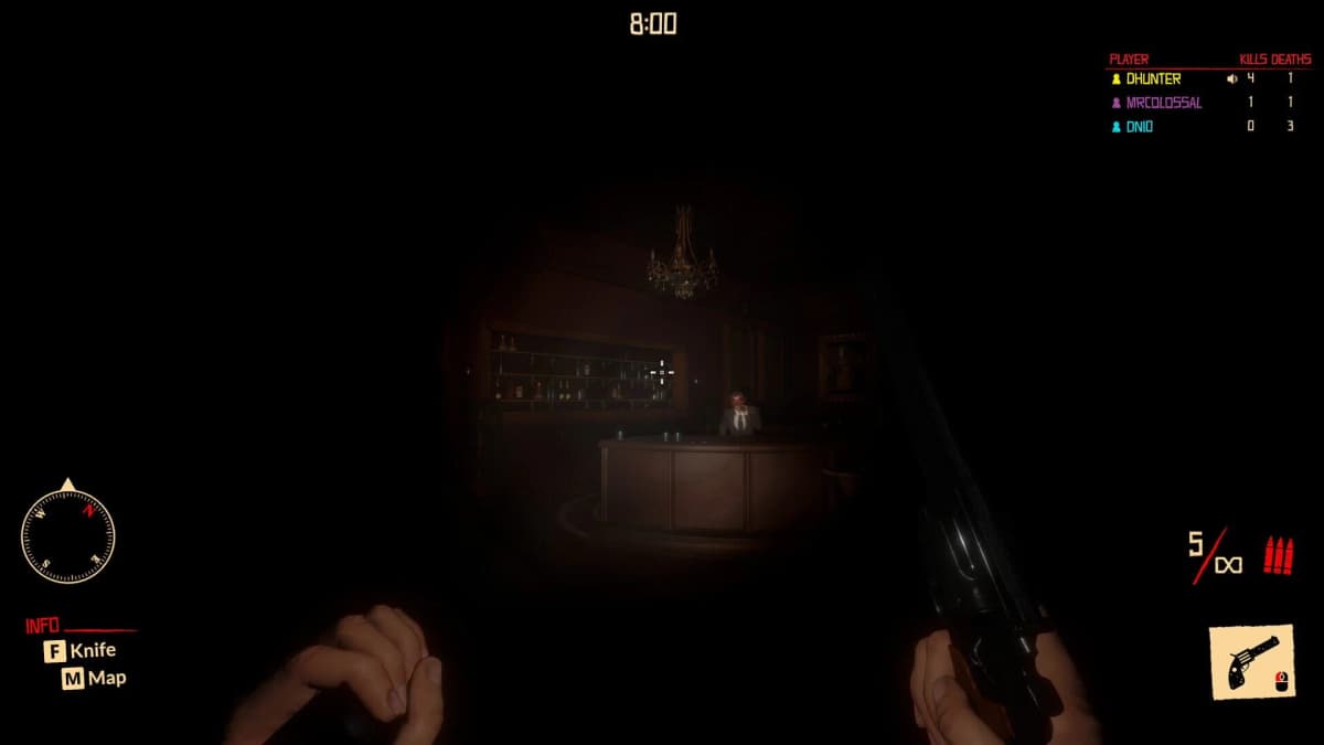 Screenshot from Midnight Murder Club