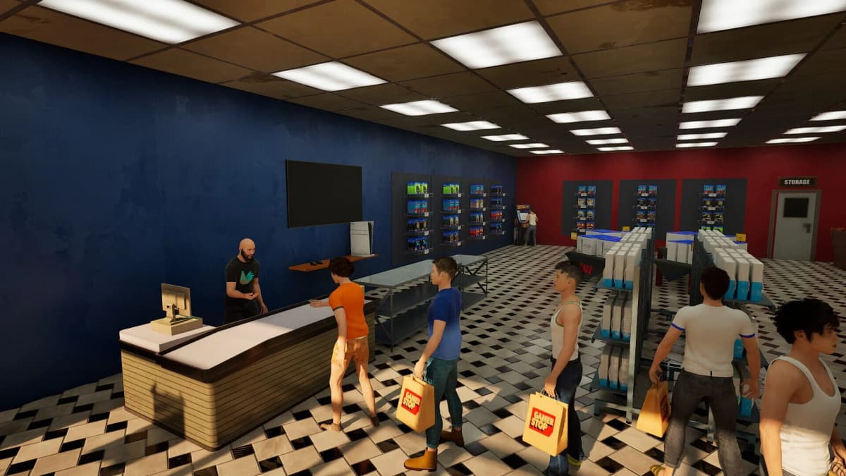 Screenshot from Gamer Stop Simulator