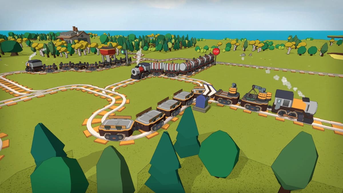 Screenshot from Super Loco World