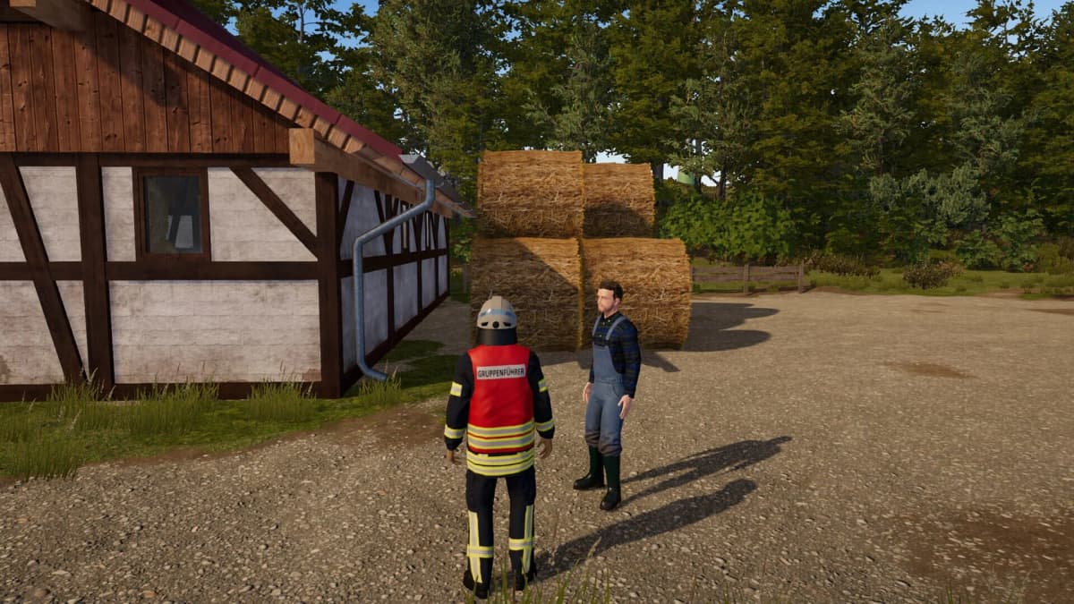 Screenshot from Emergency Call 112: The Fire Fighting Simulation 2 - Volunteer Firefighters