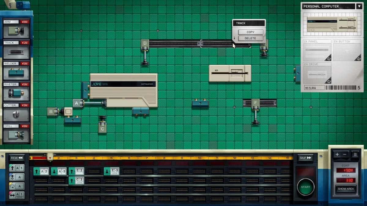 Screenshot from Kaizen: A Factory Story