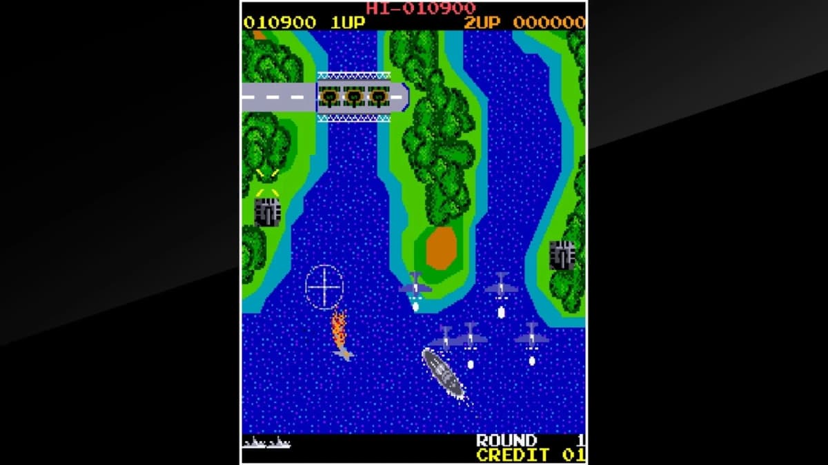 Screenshot from Arcade Archives: D-Day