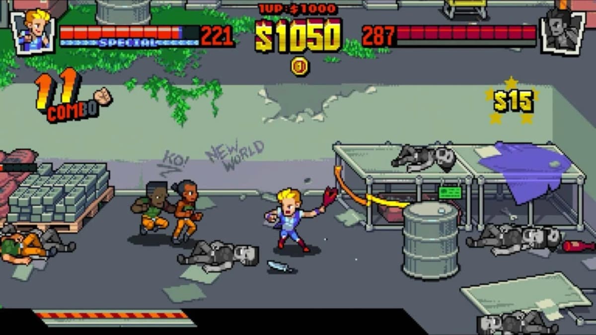 Screenshot from Double Dragon Gaiden: Rise of the Dragons