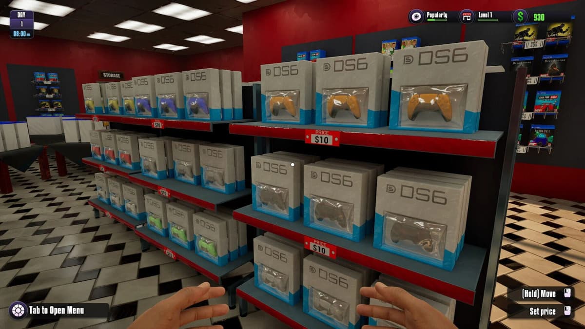 Screenshot from Gamer Stop Simulator