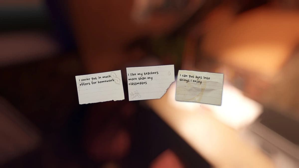 Screenshot from Frame of Mind: A game of Thoughts