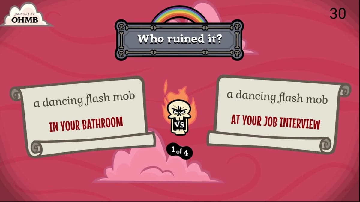 Screenshot from The Jackbox Party Pack 11