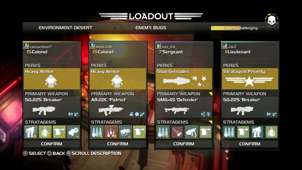 Screenshot from Helldivers: A New Hell