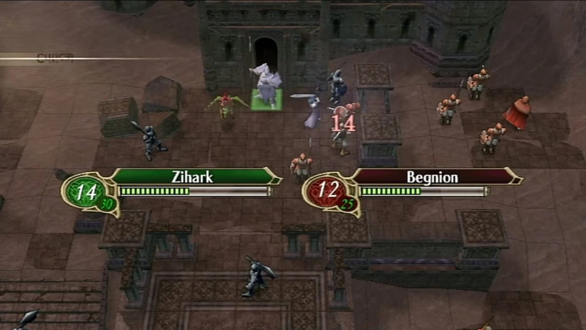 Screenshot from Fire Emblem: Radiant Dawn