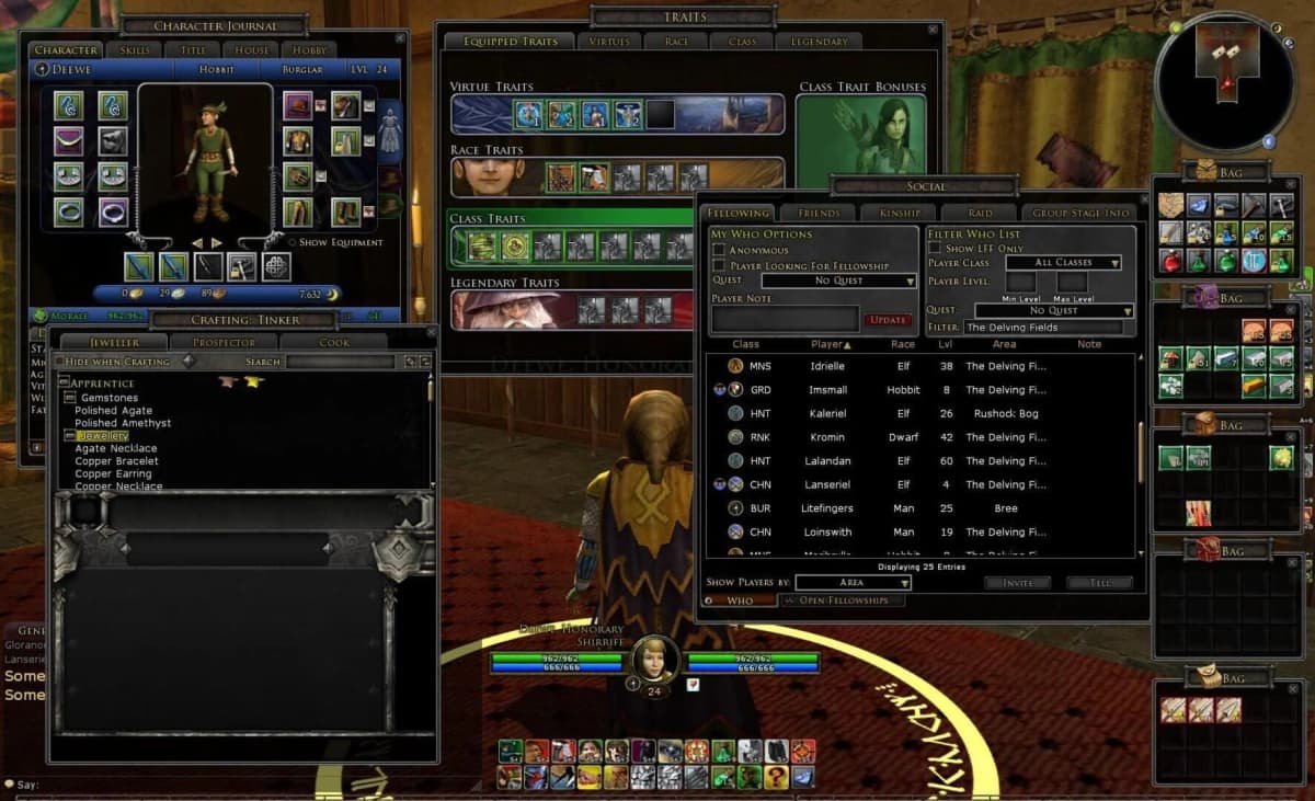 Screenshot from The Lord of the Rings Online