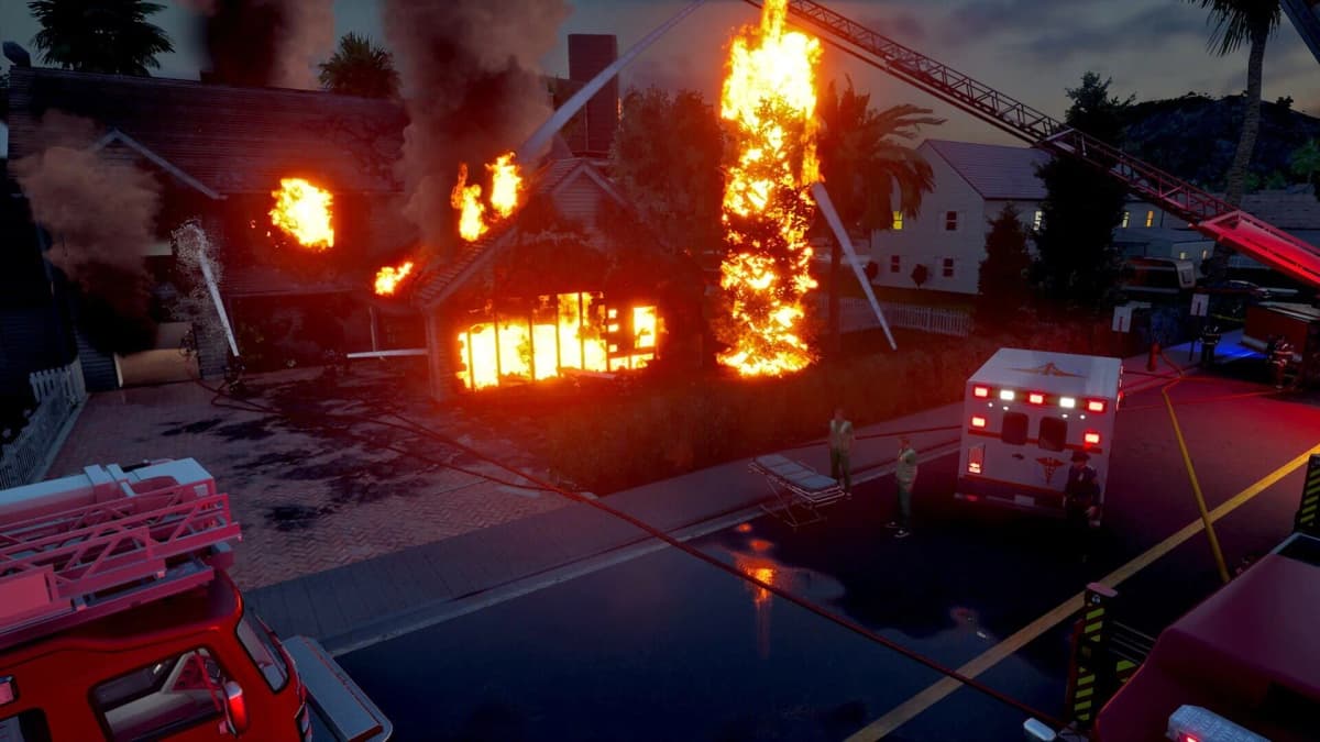 Screenshot from Firefighting Simulator: The Squad