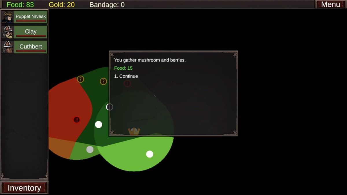 Screenshot from Lost in the Open