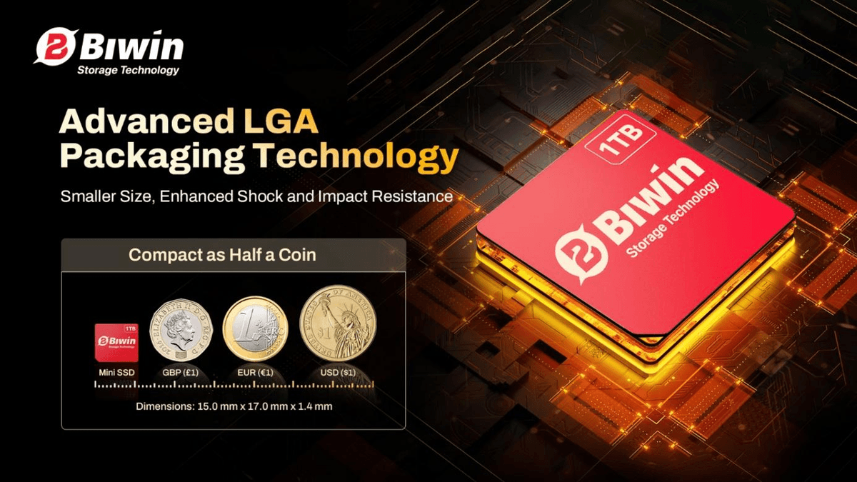 NVMe game cartridges? Biwin’s mini SSD could change handheld storage