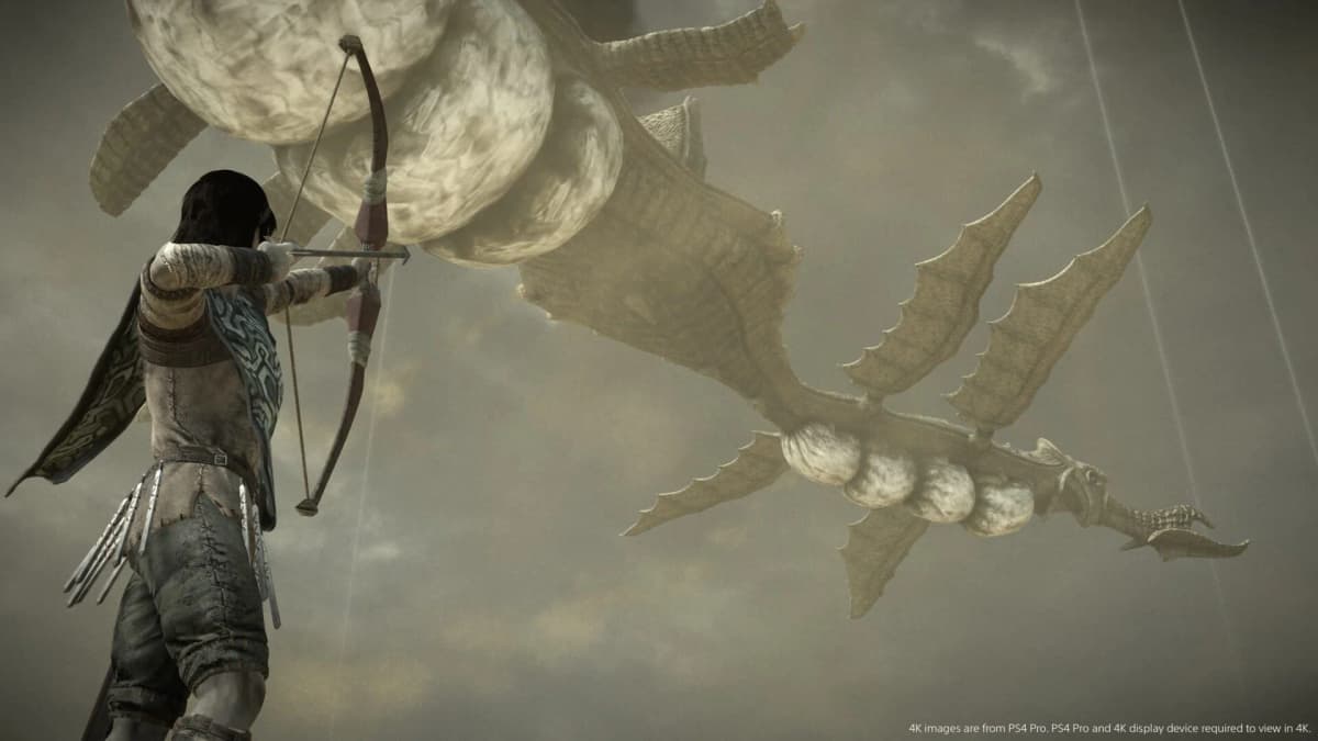 Screenshot from Shadow of the Colossus