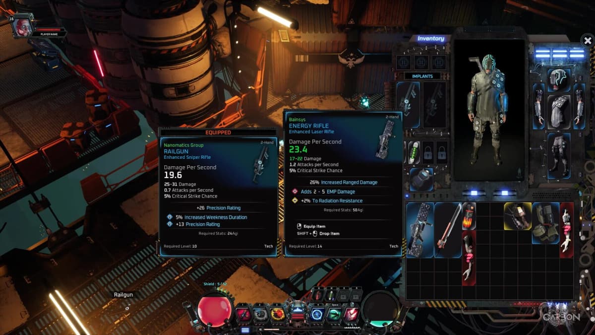 Screenshot from Carbon