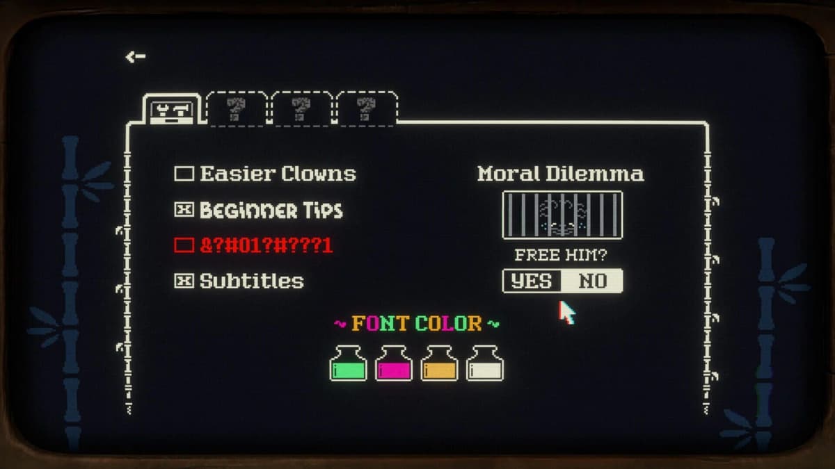 Screenshot from Pony Island 2: Panda Circus