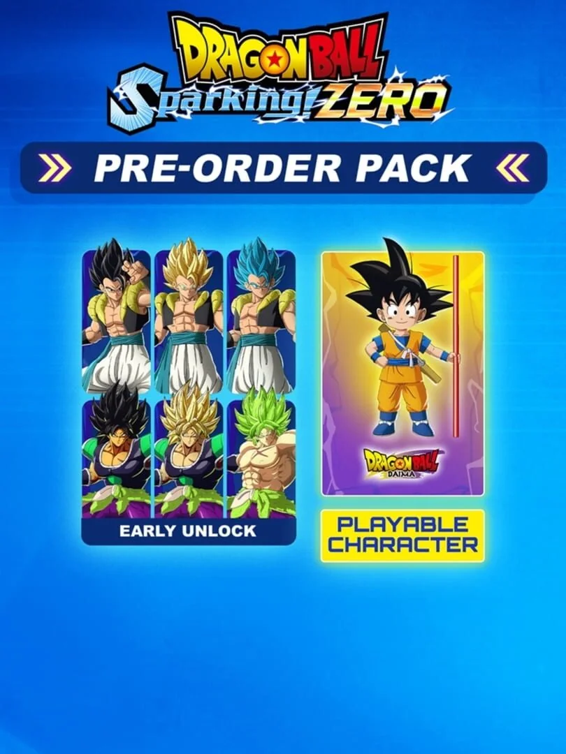 Cover art for Dragon Ball Sparking Zero: Pre-order Pack