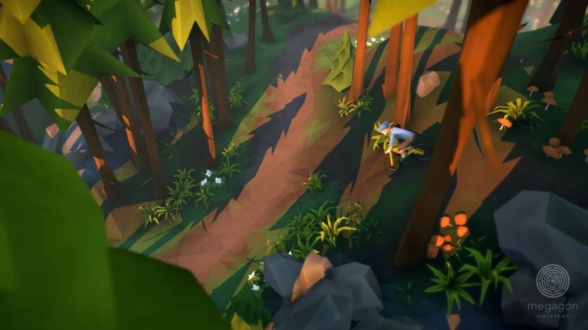 Screenshot from Lonely Mountains: Downhill