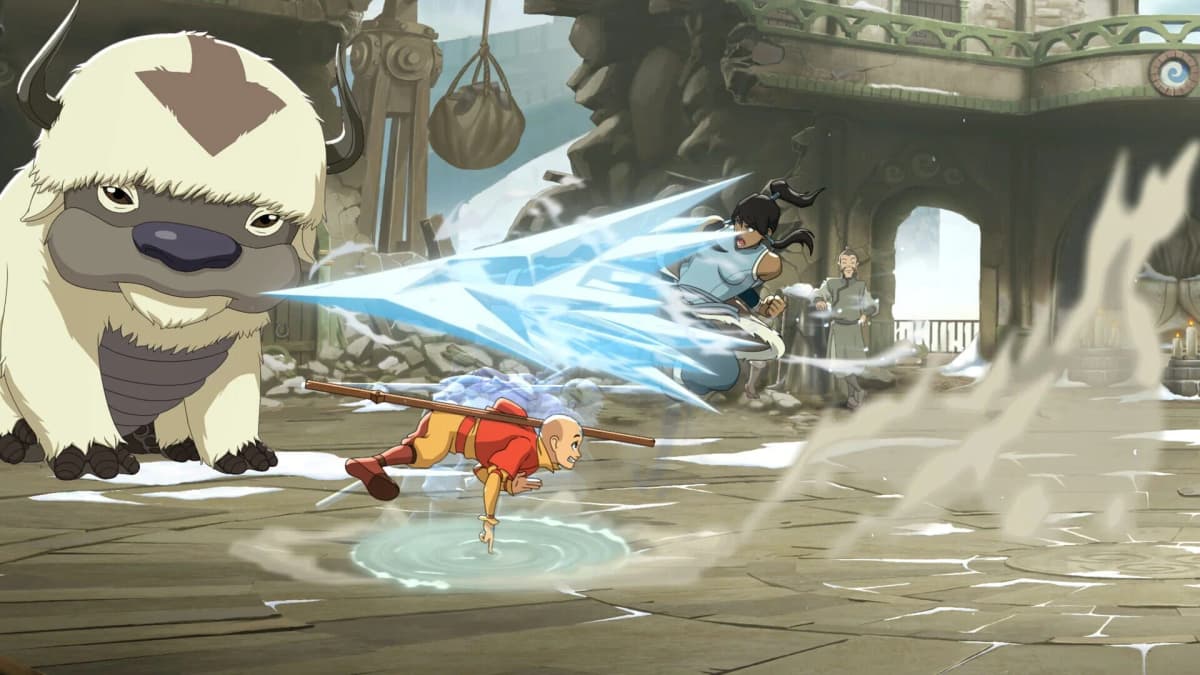 Screenshot from Avatar Legends: The Fighting Game