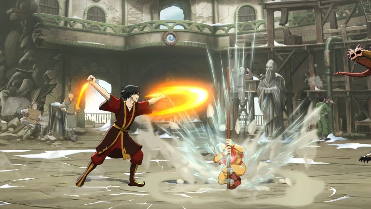 Screenshot from Avatar Legends: The Fighting Game