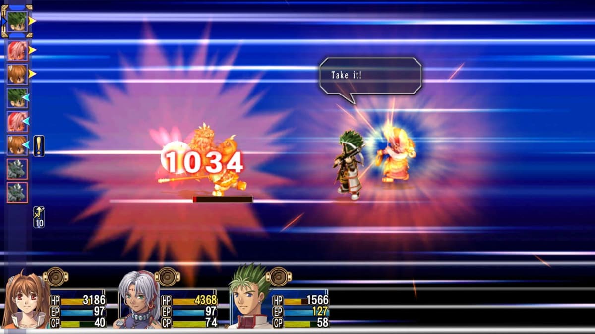 Screenshot from The Legend of Heroes: Trails in the Sky SC