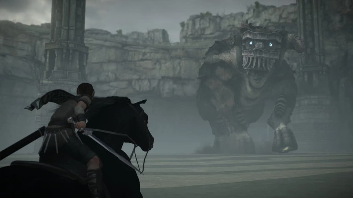 Screenshot from Shadow of the Colossus