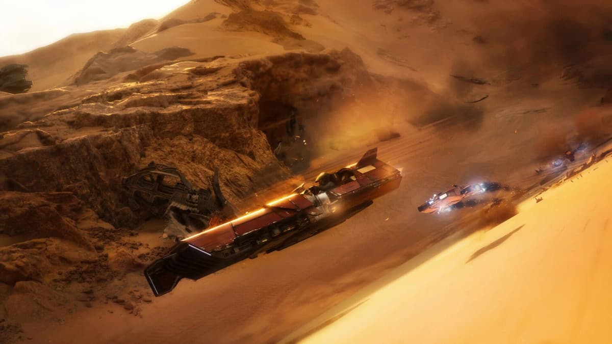 Screenshot from Star Wars: Galactic Racer