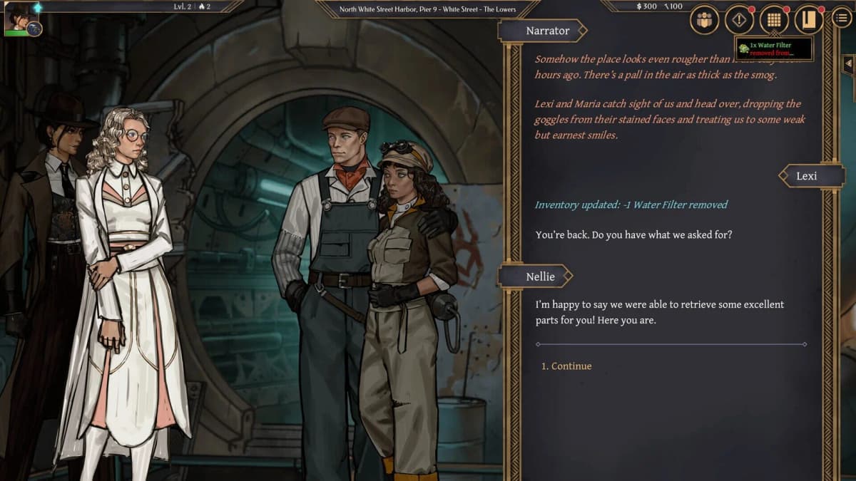 Screenshot from Aether & Iron