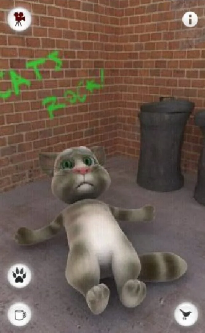 Screenshot from Talking Tom Cat