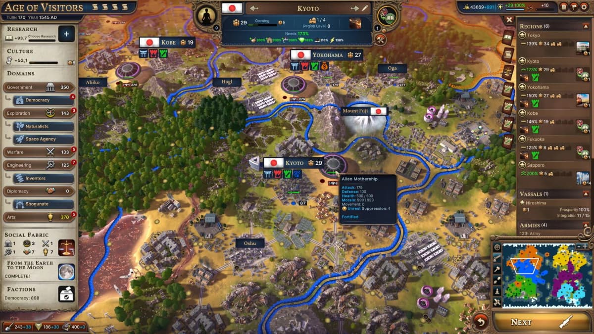 Screenshot from Millennia