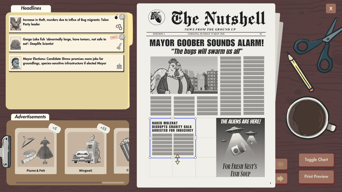 Media Circus Makes Running a Satirical Animal Newspaper Feel Uncomfortably Real