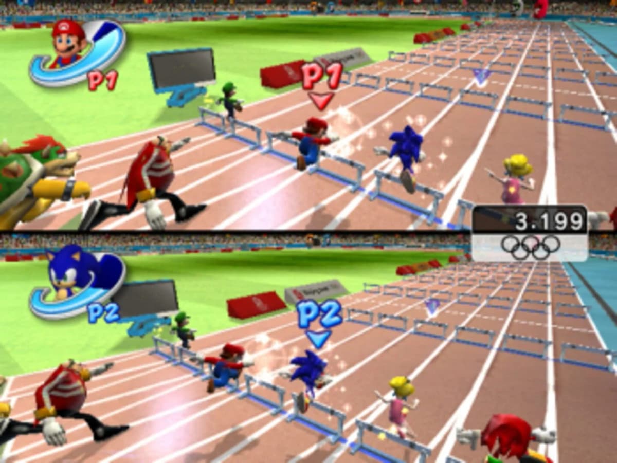 Screenshot from Mario & Sonic at the Olympic Games