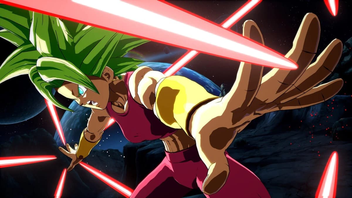 Screenshot from Dragon Ball FighterZ: Kefla