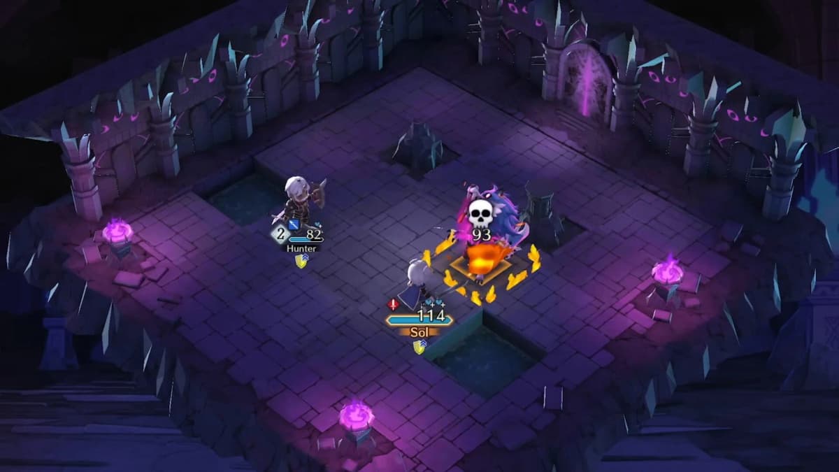 Screenshot from Fire Emblem Shadows