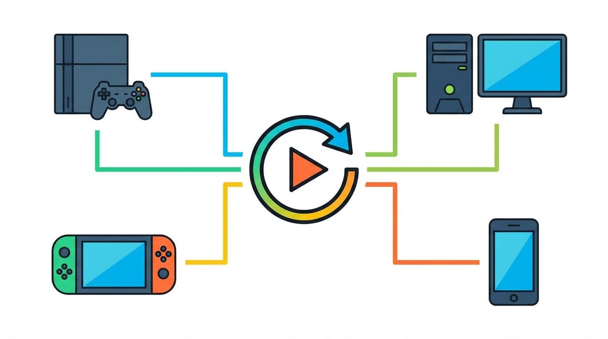 Exporting clips from different platforms using replay footage.